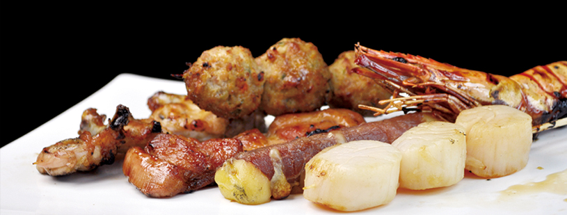 Menu brochettes